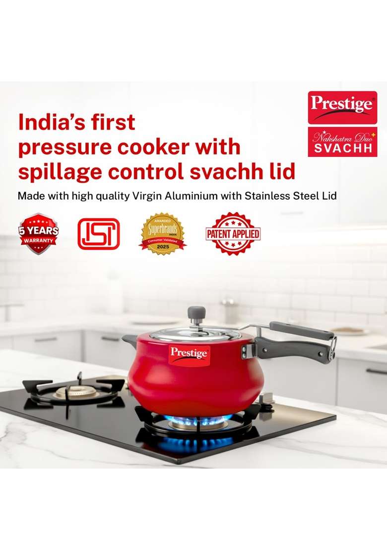 Prestige Svachh | 5 L | 5.3 Qt - Indya