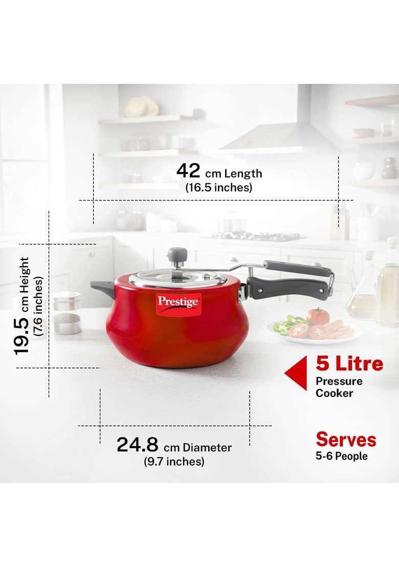 Prestige Svachh | 5 L | 5.3 Qt - Indya