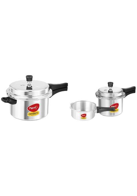 Pigeon By Stovekraft Favourite Aluminium Outer Lid | 2 L | 2.1 Qt | Induction Compatible