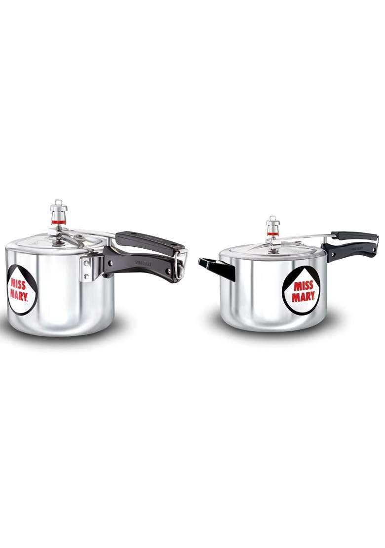 Hawkins Miss Mary Aluminium Pressure Cooker | 3 L | 3.2 Qt - Indya