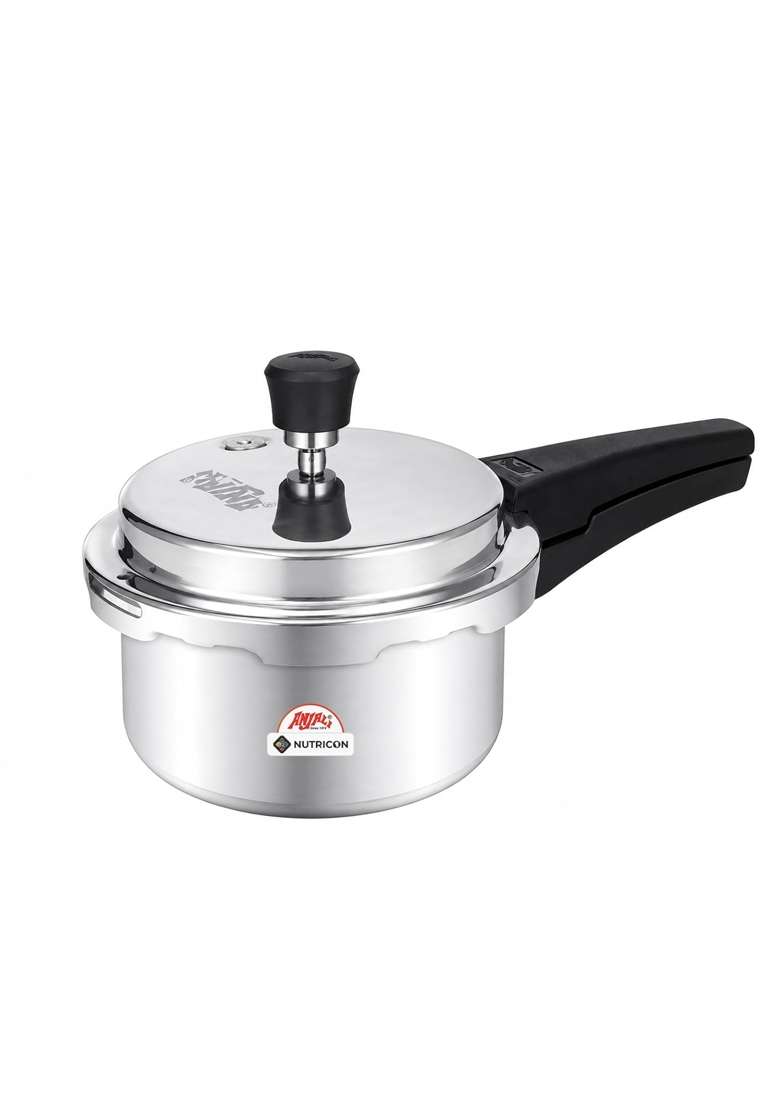 ANJALI Aero Straight Aluminium Pressure Cooker | 1.5 L | 1.6 Qt - Indya