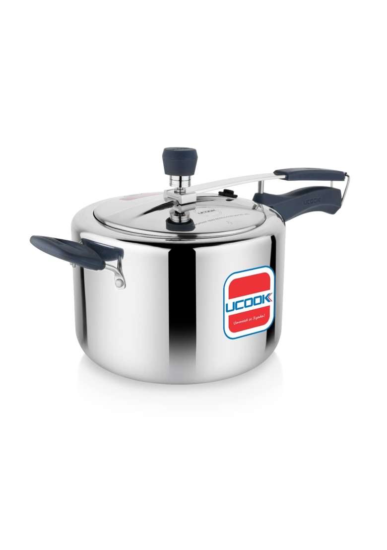 UCOOK By United Ekta Group CIBO X1 Plus Aluminium Induction Pressure Cooker | 5 L | 5.3 Qt - Indya