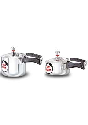Hawkins Miss Mary Aluminium Pressure Cooker | 3 L | 3.2 Qt