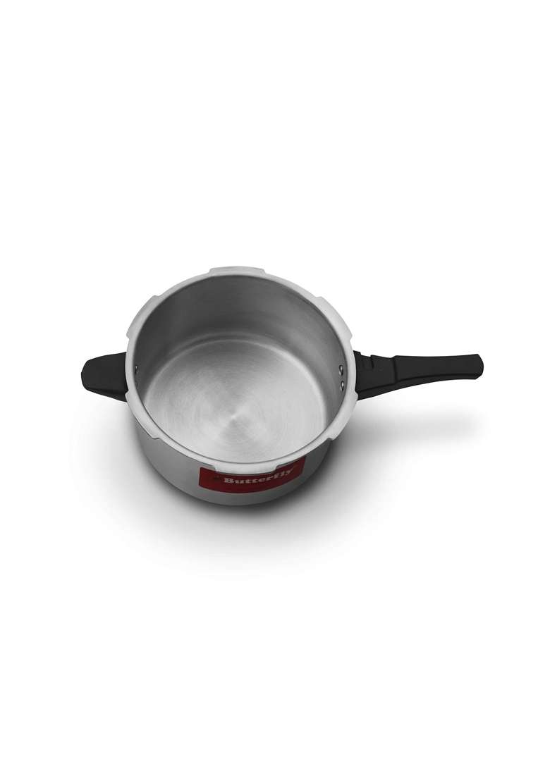 Butterfly Cordial Non Induction Base Aluminium Pressure Cooker with Outer Lid | 5 L | 5.3 Qt - Indya
