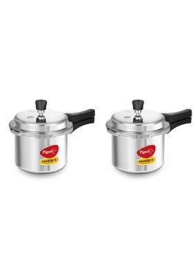 Pigeon By Stovekraft Favourite Induction Base Aluminium Pressure Cooker with Outer Lid | 3 L | 3.2 Qt