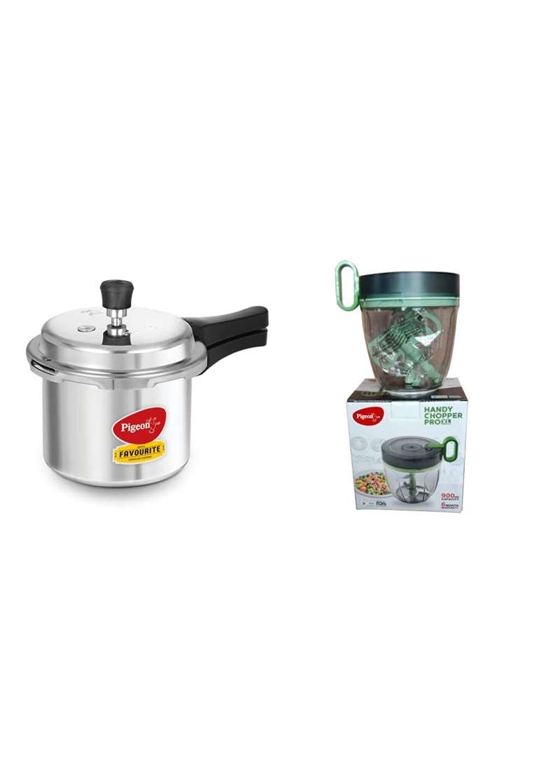 Pigeon By Stovekraft Favourite Outer Lid Non Induction Aluminium Pressure Cooker | 3 L | 3.2 Qt - Indya