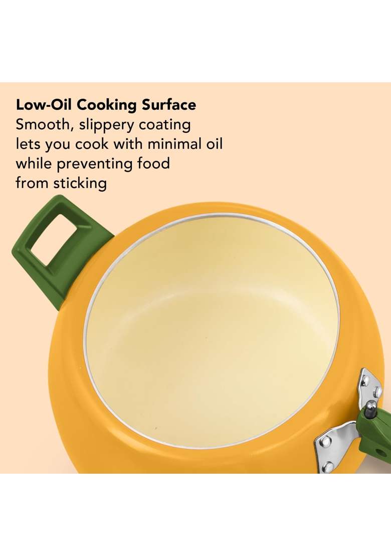 Hawkins Ceramic Coated Cerenity Pressure Cooker | 5 L | 5.3 Qt | Induction Compatible - Indya