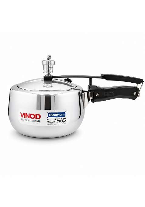 Vinod Platinum Europa Triply Stainless Steel Inner Lid Pressure Cooker | 3 L | 3.2 Qt