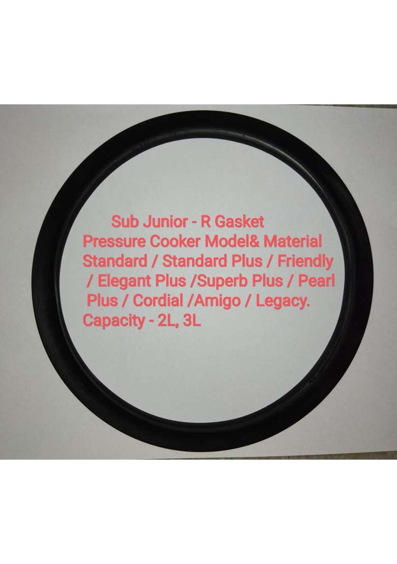 Butterfly Rubber Sub Junior-R Pressure Cooker Gasket | 3 L | 3.2 Qt - Indya