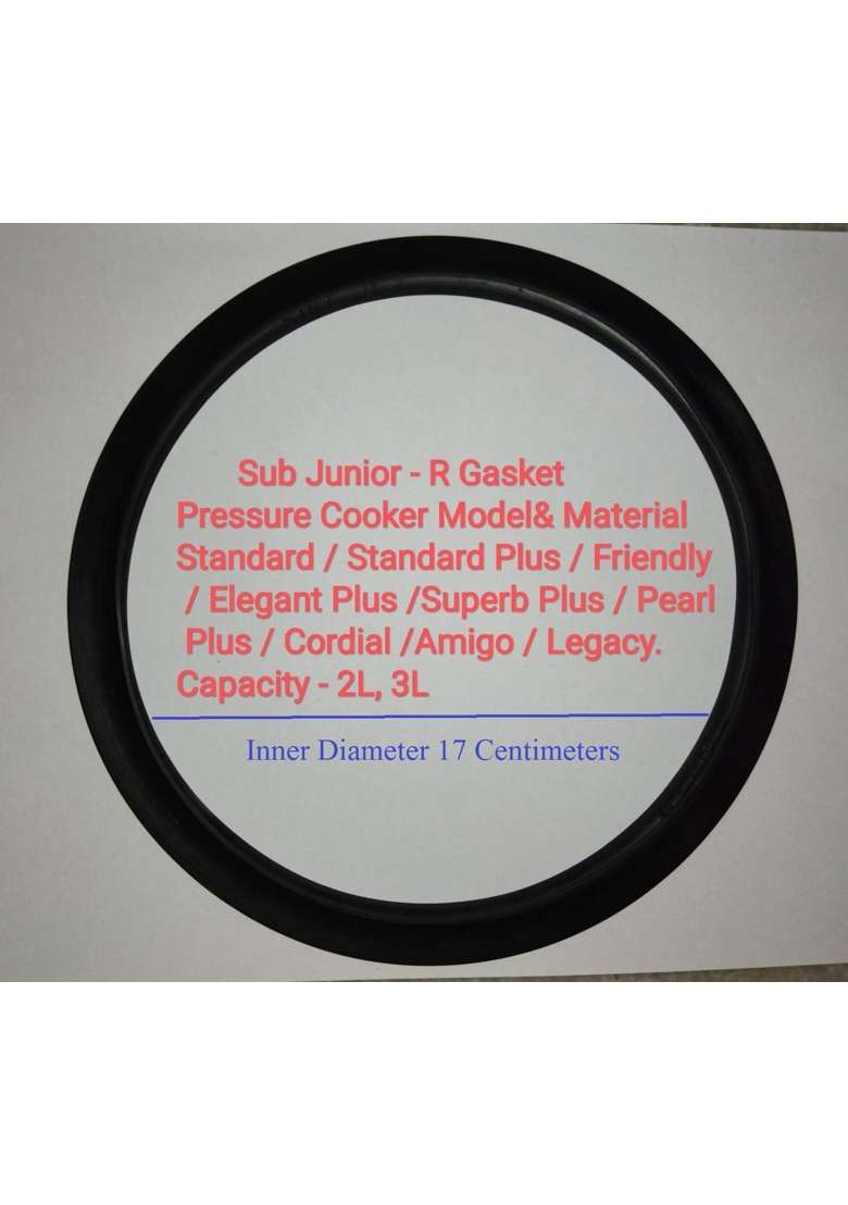 Butterfly Rubber Sub Junior-R Pressure Cooker Gasket | 3 L | 3.2 Qt - Indya