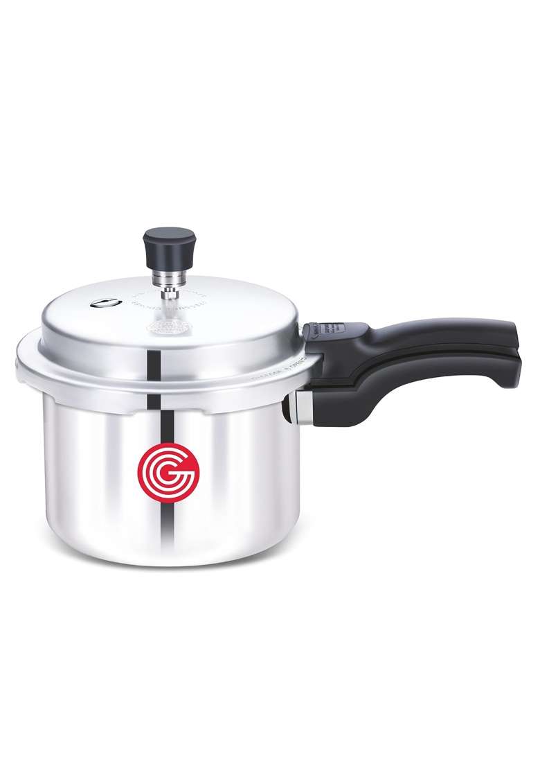 GLOBE Kiwi Aluminium Outer Lid Induction Base Pressure Cooker | 5 L | 5.3 Qt - Indya