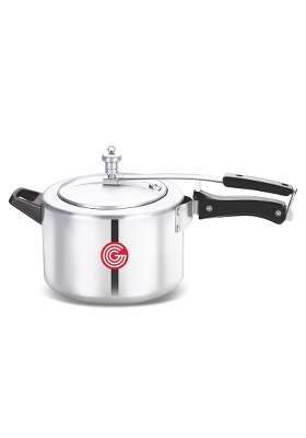 GLOBE Kiwi Aluminium Inner Lid Induction Base Pressure Cooker | 5 L | 5.3 Qt