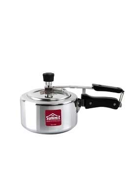 SUMMIT Inner Lid Induction Base Supreme Aluminium Pressure Cooker | 1 L | 1.1 Qt