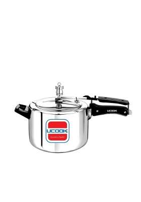 UCOOK By United Ekta Group Aluminium Inner Lid Non-Induction Pressure Cooker | 4 L | 4.2 Qt