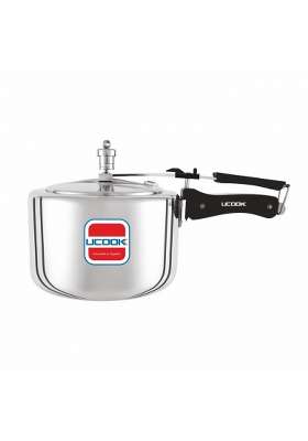 UCOOK By United Ekta Engg. Premier Plus Aluminium Inner Lid Induction Compatible | 3 L | 3.2 Qt