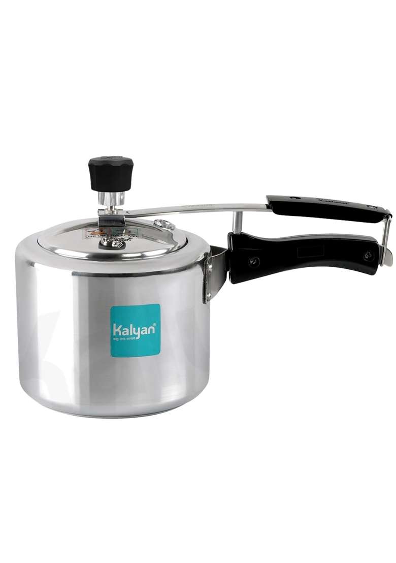 KALYAN Innerlid Classic Induction Base Blue Series Aluminium Pressure Cooker | 1.5 L | 1.6 Qt - Indya