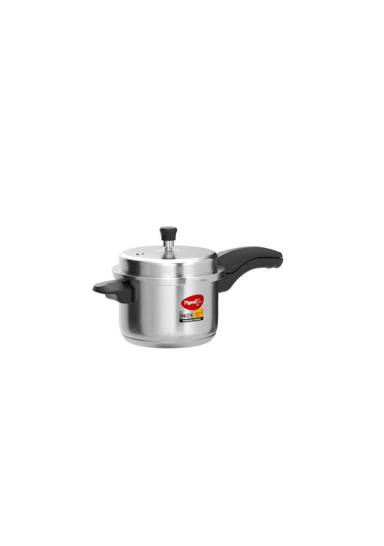 Pigeon By Stovekraft Inox Stainless Steel Pressure Cooker | 3 L | 3.2 Qt | Induction Compatible - Indya