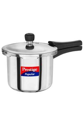 Prestige Popular Stainless Steel Outer Lid Pressure Cooker | 3 L | 3.2 Qt