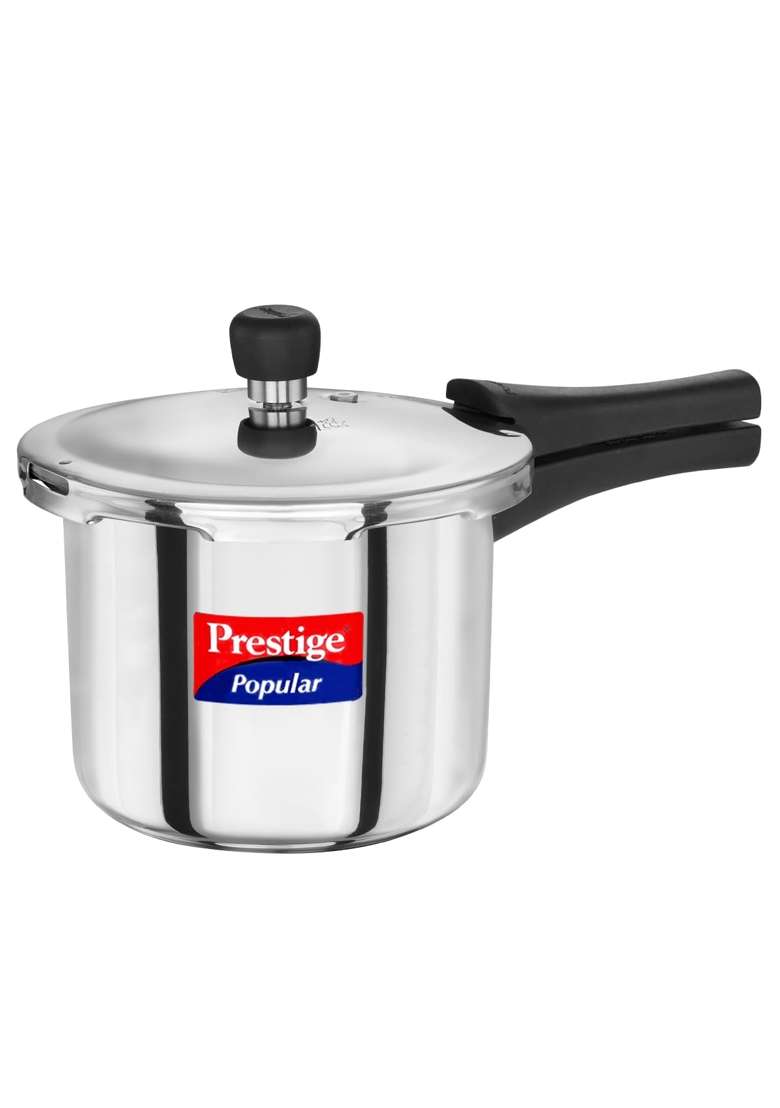 Prestige Popular Stainless Steel Outer Lid Pressure Cooker | 3 L | 3.2 Qt - Indya
