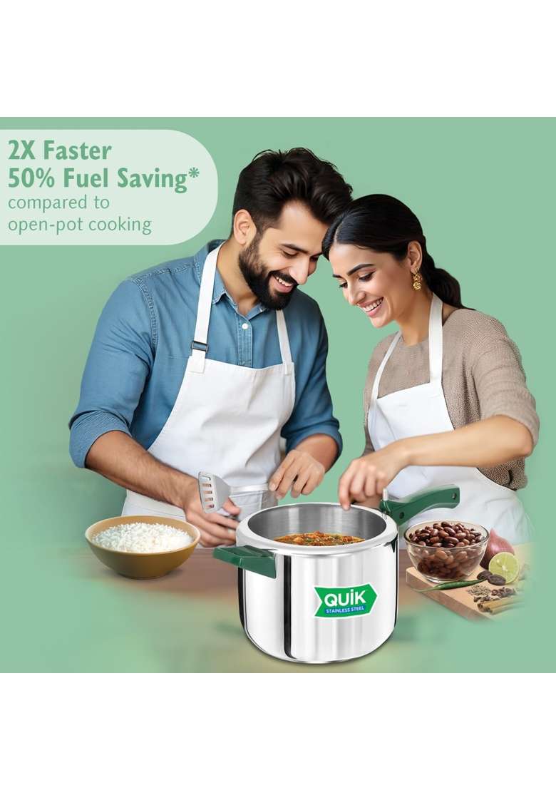 Hawkins Pressure Cooker | 5 L | 5.3 Qt | Induction Compatible - Indya