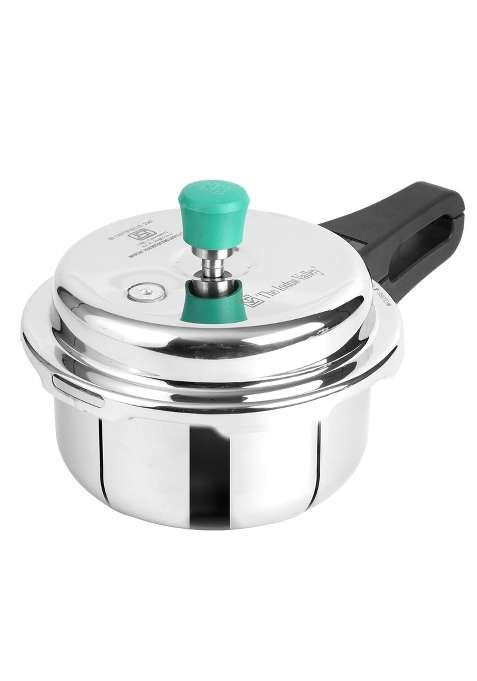The Indus Valley Triply Stainless Steel Pressure Cooker Outer Lid | 5 L | 5.3 Qt | Induction Compatible | Non-Toxic | Non-Stick