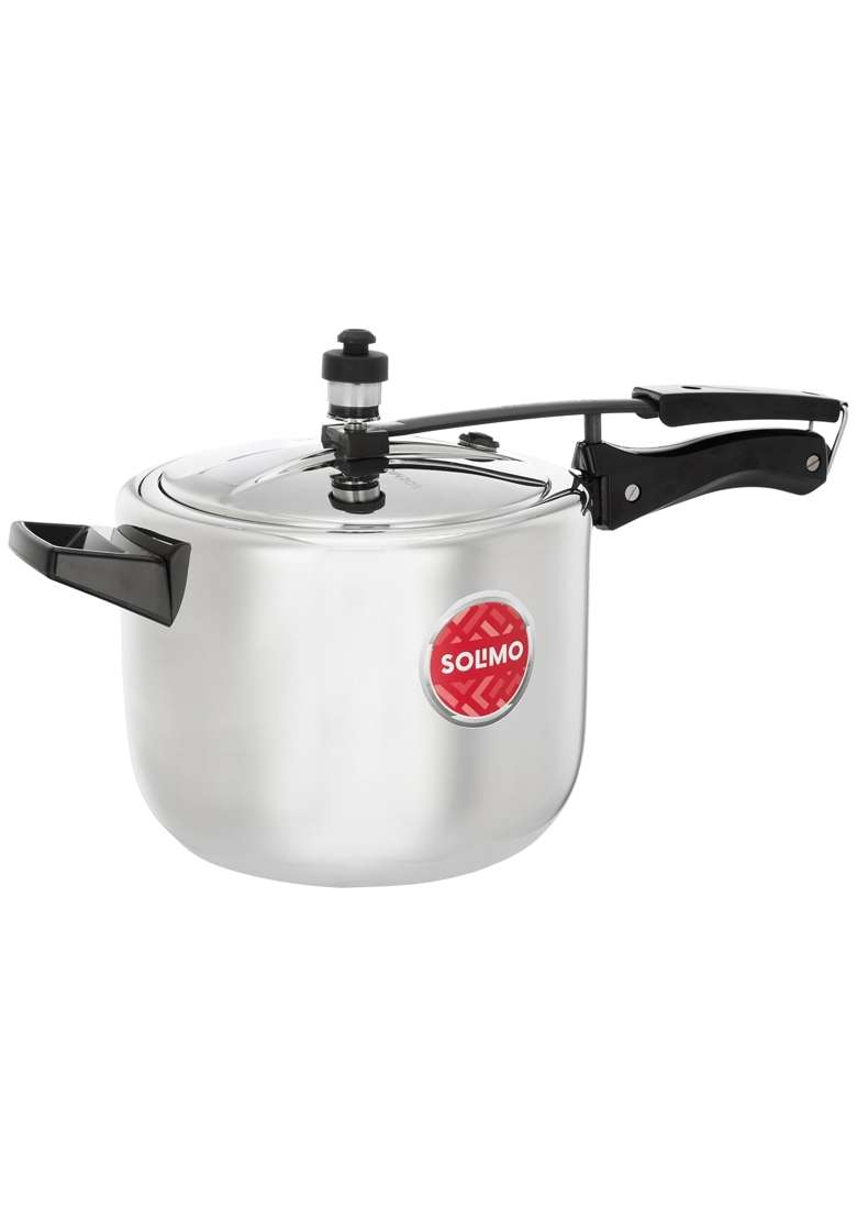 Solimo Amazon Brand Solimo Sleek Stainless Steel Induction Bottom Pressure Cooker | 5 L | 5.3 Qt - Indya