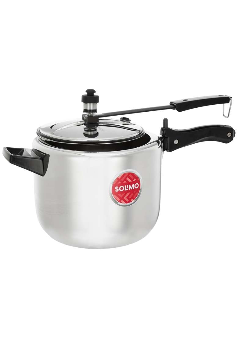 Solimo Amazon Brand Solimo Sleek Stainless Steel Induction Bottom Pressure Cooker | 5 L | 5.3 Qt - Indya