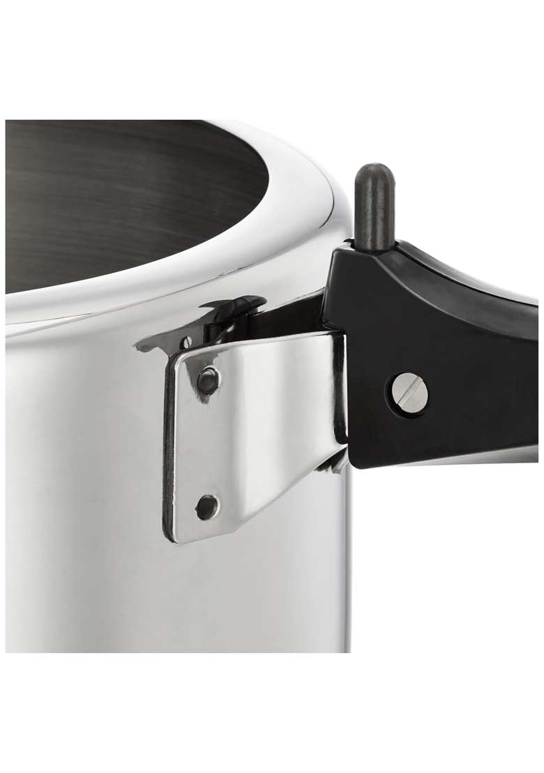 Solimo Amazon Brand Solimo Sleek Stainless Steel Induction Bottom Pressure Cooker | 5 L | 5.3 Qt - Indya