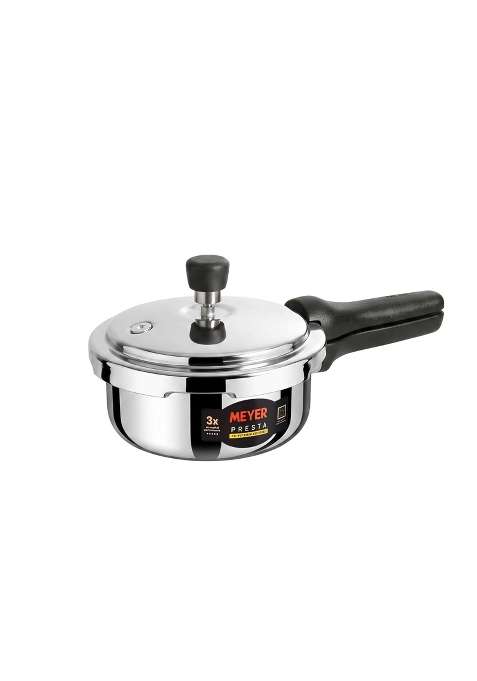 Meyer Presta Triply Pressure Cooker | 1 L | 1.1 Qt | Induction Compatible | Food Safe