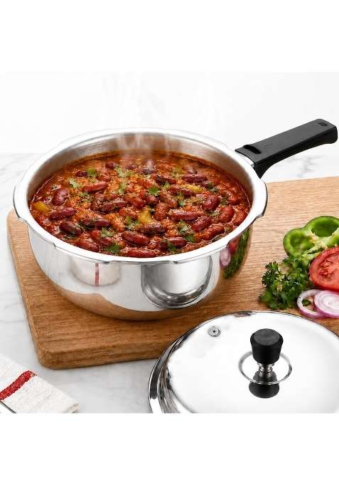 SOLARA Triply Outer Lid Pressure Pan | 2 L | 2.1 Qt | Induction Compatible