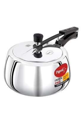 Pigeon Inox Pro Inner Lid Stainless Steel Cooker | 2 L | 2.1 Qt