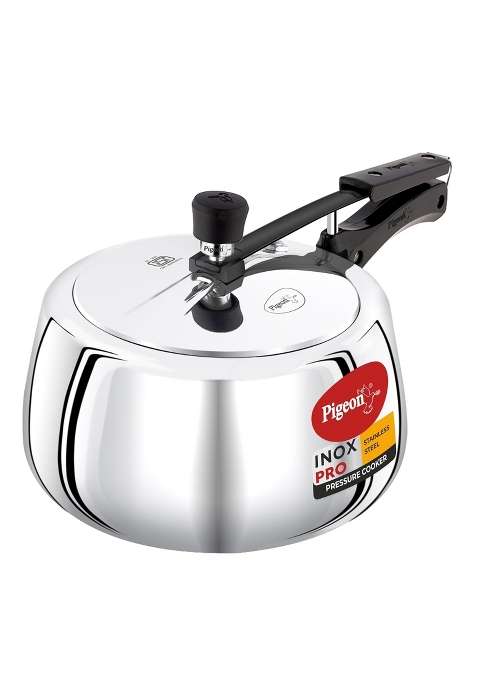 Pigeon Inox Pro Inner Lid Stainless Steel Cooker | 2 L | 2.1 Qt