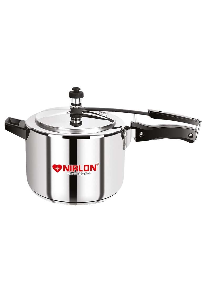 NIRLON Classic Induction Friendly Stainless Steel Inner Lid Pressure Cooker | 3 L | 3.2 Qt - Indya