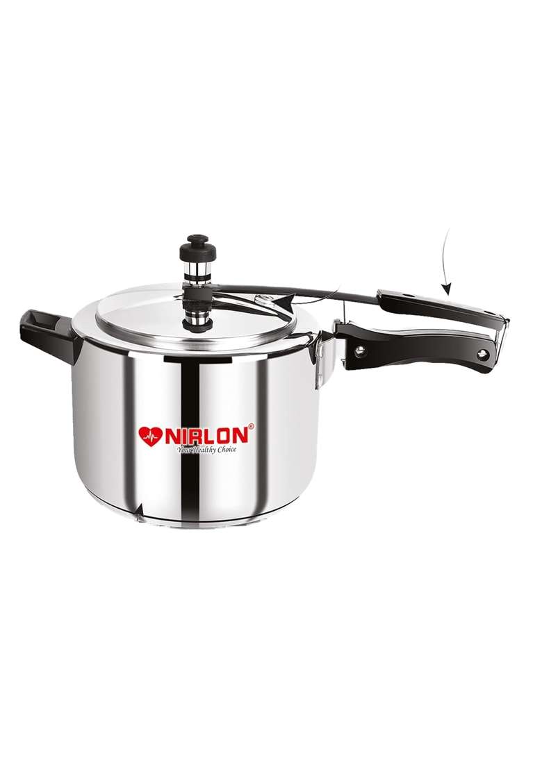 NIRLON Classic Induction Friendly Stainless Steel Inner Lid Pressure Cooker | 3 L | 3.2 Qt - Indya