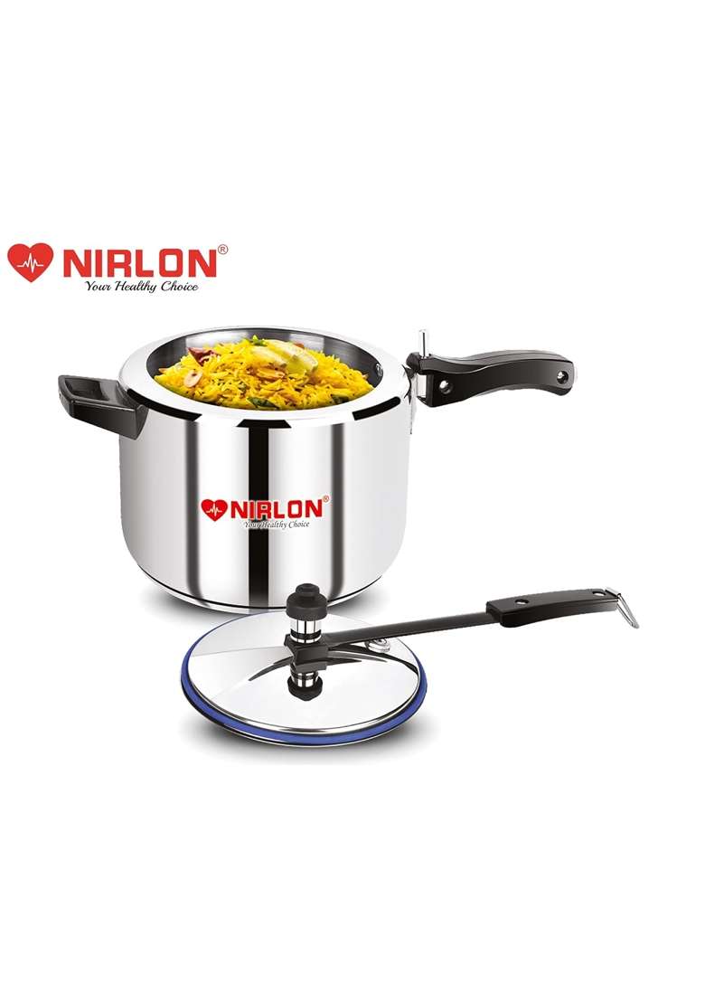 NIRLON Classic Induction Friendly Stainless Steel Inner Lid Pressure Cooker | 3 L | 3.2 Qt - Indya