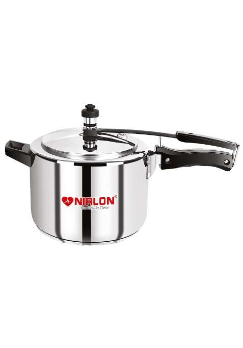 NIRLON Classic Induction Friendly Stainless Steel Inner Lid Pressure Cooker | 3 L | 3.2 Qt