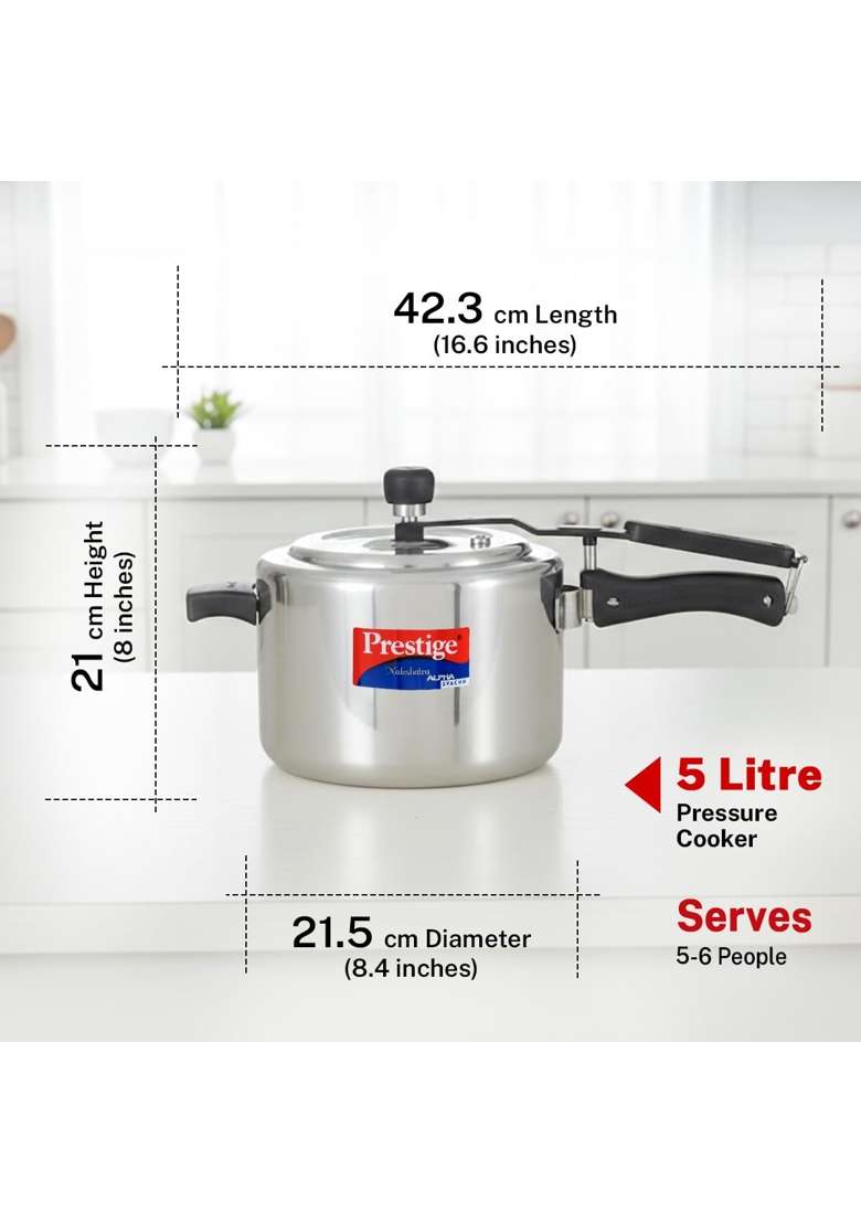 Prestige Svachh | 5 L | 5.3 Qt - Indya