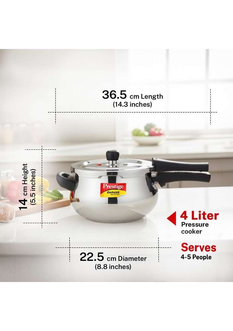 Prestige Svachh | 4 L | 4.2 Qt - Indya