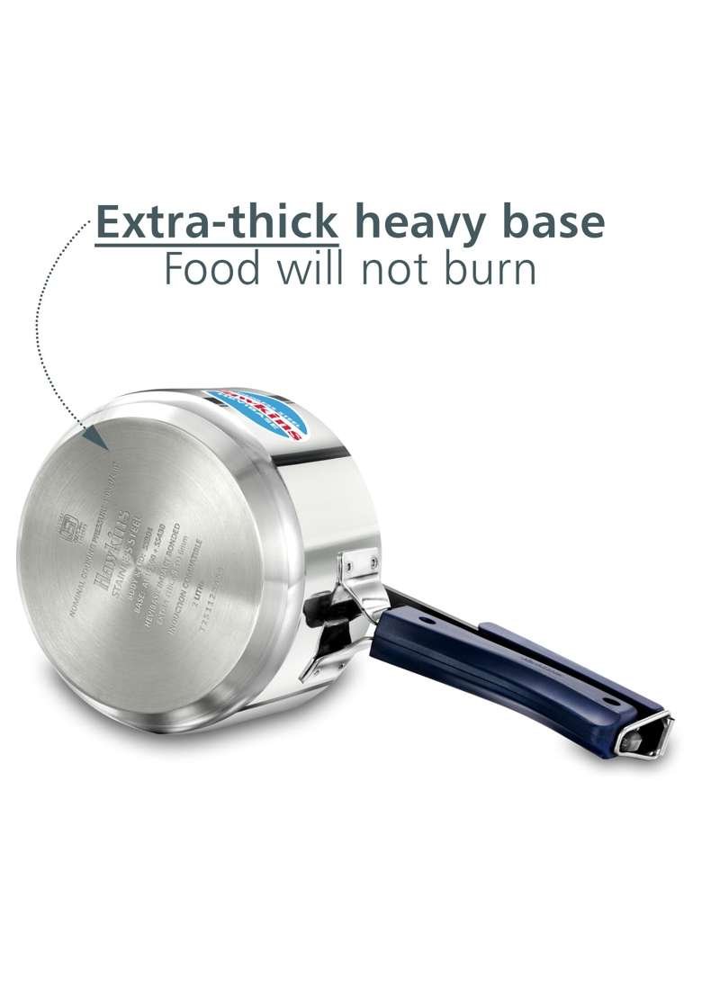 Hawkins Pressure Cooker | 2 L | 2.1 Qt | Induction Compatible - Indya