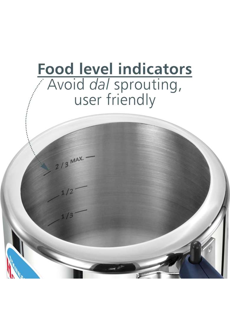 Hawkins Pressure Cooker | 2 L | 2.1 Qt | Induction Compatible - Indya
