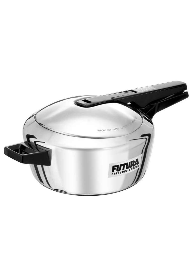 Hawkins Futura Stainless Steel Induction Compatible Inner Lid Pressure Cooker | 4 L | 4.2 Qt - Indya