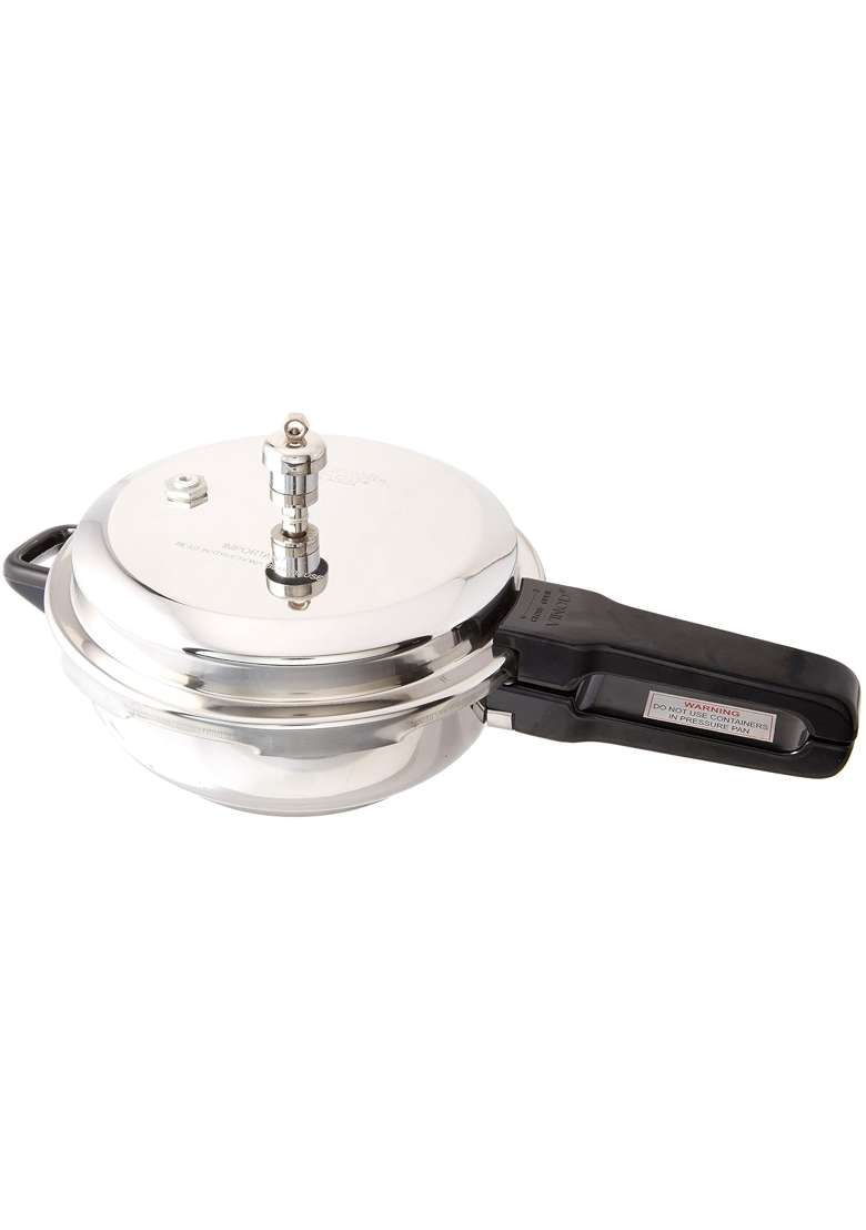 Vinod Stainless Steel Vpp-Jr Outer Lid Pressure Cooker | 3 L | 3.2 Qt - Indya