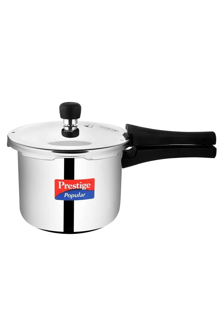 Prestige Popular Stainless Steel Outer Lid Pressure Cooker | 3 L | 3.2 Qt - Indya