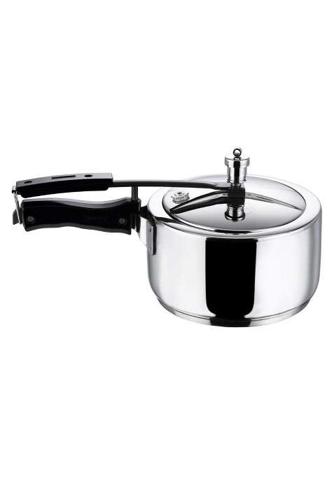 Vinod Pressure Cooker Stainless Steel | 3 L | 3.2 Qt | Induction Compatible