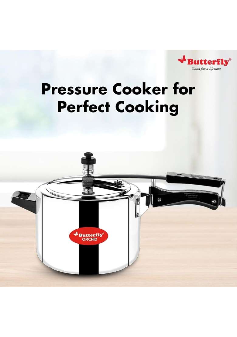 Butterfly Orchid Pressure Cookers | 2 L | 2.1 Qt | Induction Compatible - Indya
