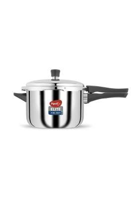 Pigeon By Stovekraft Elite Shine Tri-Ply Body Outer Lid Pressure Cooker Induction | 3 L | 3.2 Qt