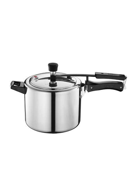 Shri and Sam TriPly 18 8 Stainless Steel Inner Lid Pressure Cooker | 3 L | 3.2 Qt | Induction Compatible