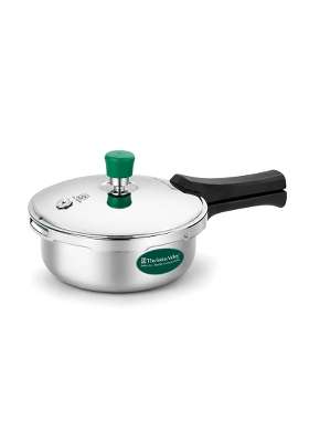 The Indus Valley Triply Stainless Steel Pressure Cooker Pressure Pan | 1.5 L | 1.6 Qt | Induction Compatible | Non-Toxic