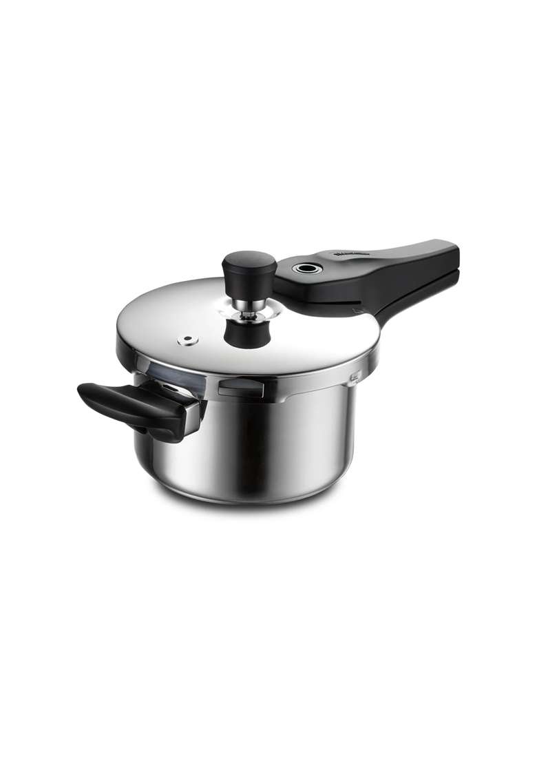 TRAMONTINA Aeion Triply Pressure Cooker | 1.5 L | 1.6 Qt | Induction Compatible | PFOA Free - Indya