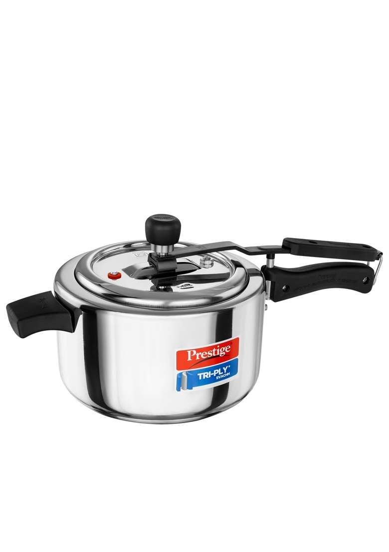 Prestige Triply Svachh Inner Lid Pressure Cooker | 3.5 L | 3.7 Qt | Induction Compatible - Indya
